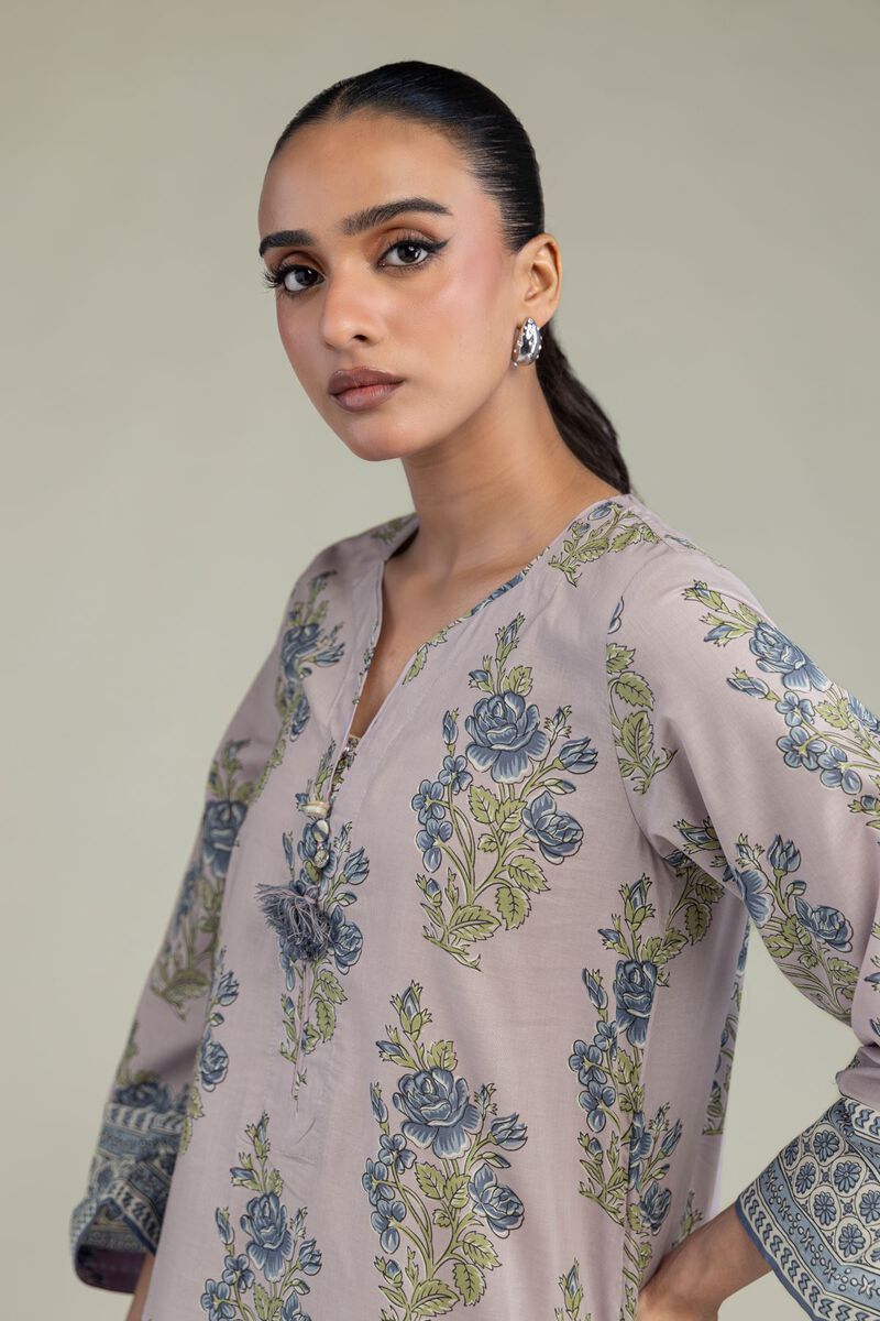 Printed | Cambric | Floral Longline Kurta | USD 35.00