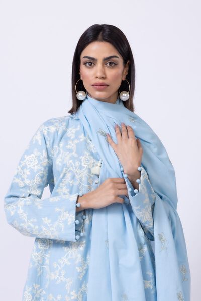 Embroidered | Slub lawn | Dupatta | USD 25.00