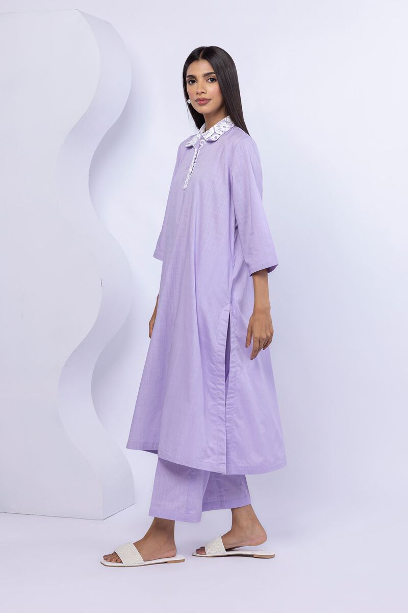 Embroidered | Crosshatch Poplin | Kurta | USD 15.00