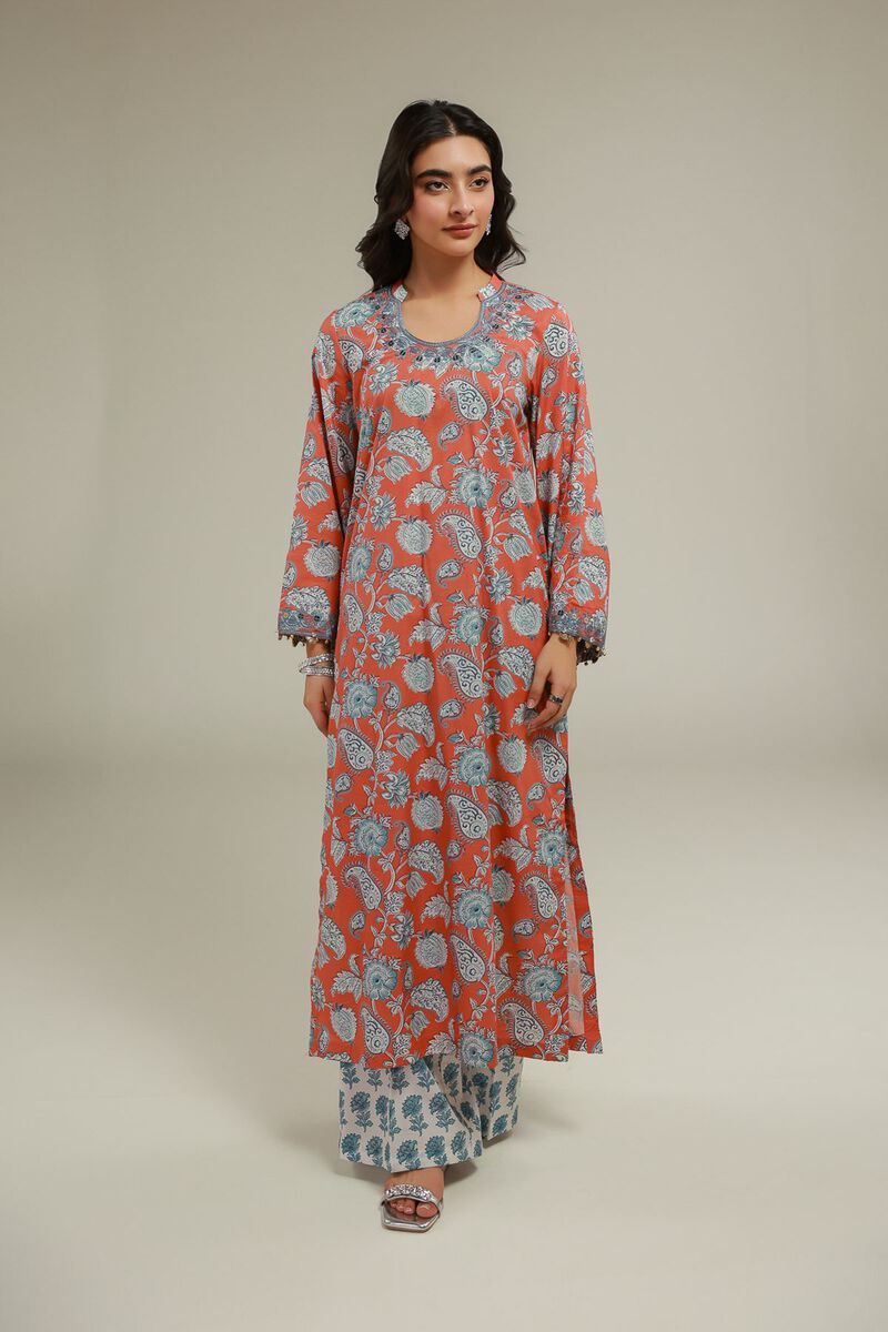 Embroidered | Cotton Viscose | Pants | USD 30.00