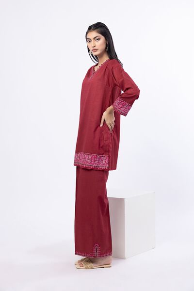 Embroidered | Cotton Dobby | Pants | USD 20.00