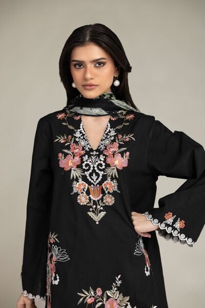 Embroidered | Cambric | Cambric Tailored 3-Piece | USD 85.00