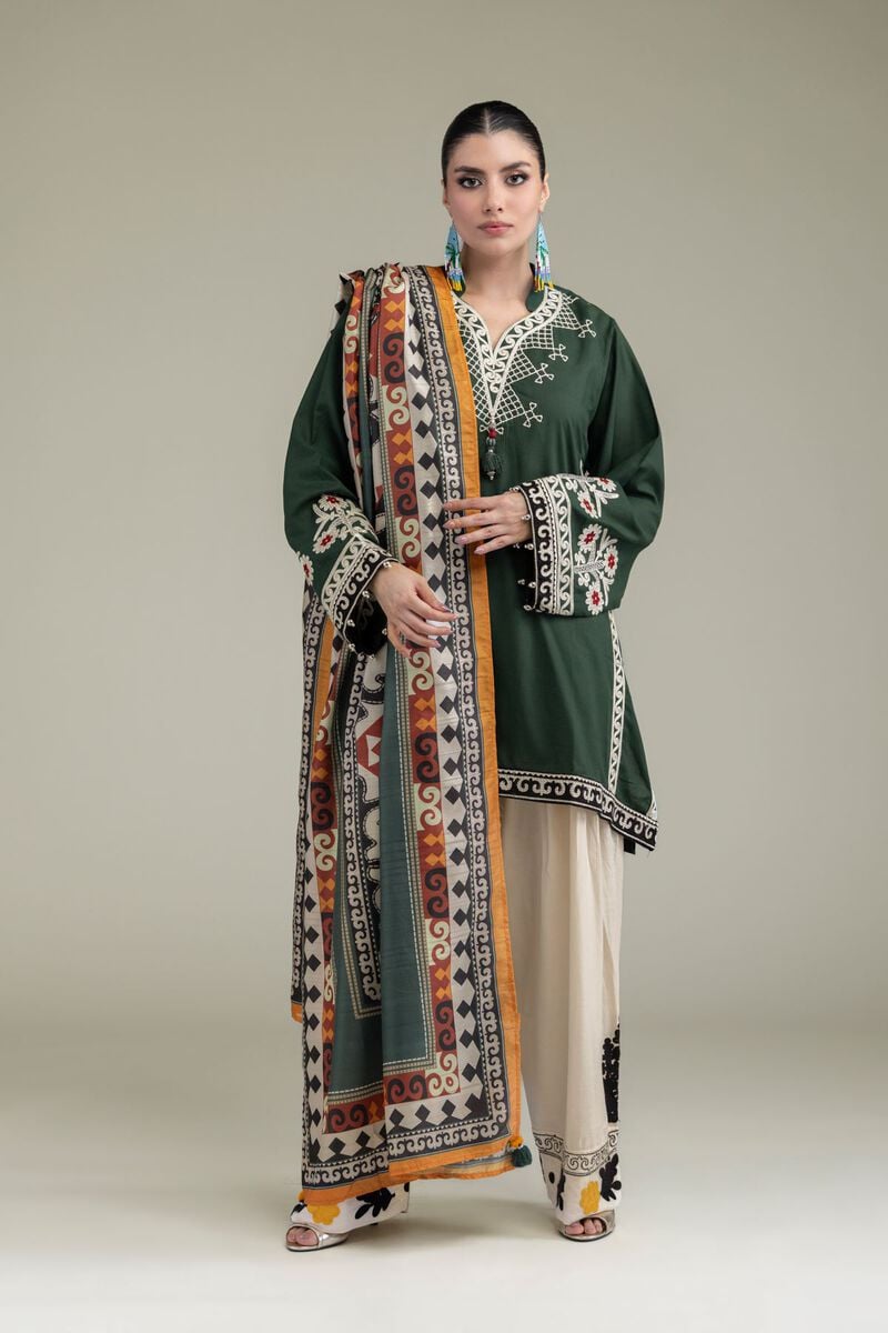 Embroidered | Polyester Silk | Silk Dupatta | USD 30.00