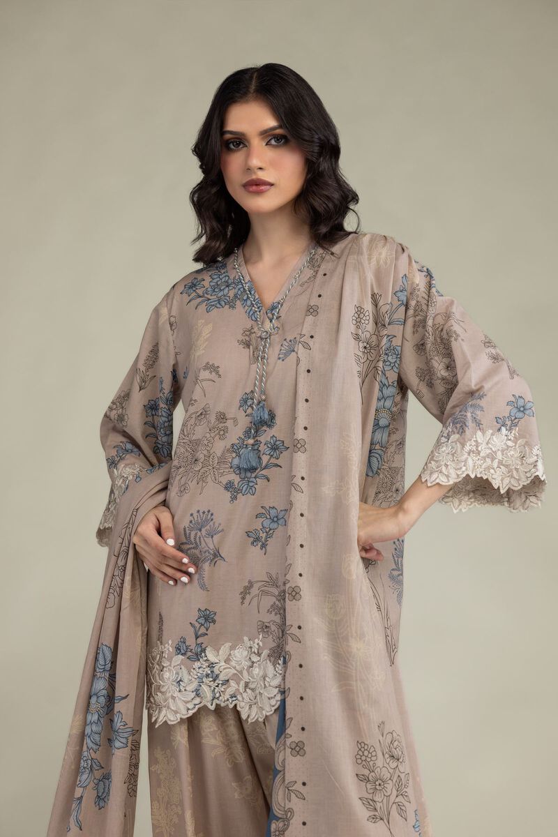 Embroidered | Lawn | Floral Lawn Dupatta | USD 30.00