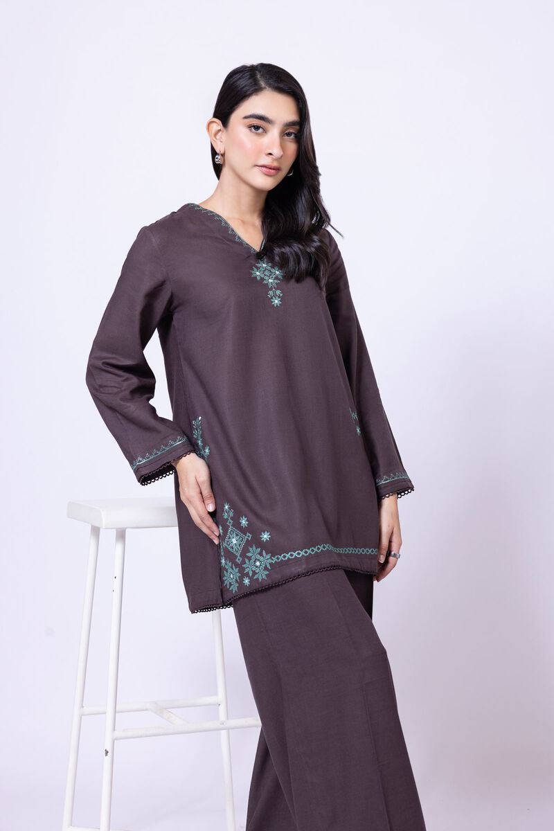 Embroidered | Dull Raw Silk | Kurta | USD 30.00