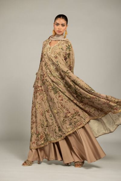 Raw Silk | 3-Piece Co-ord Set | USD 180.00