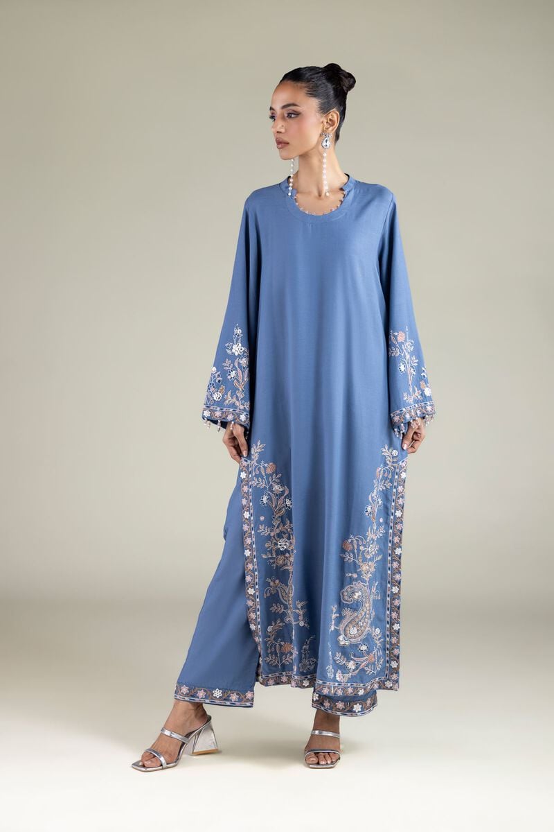 Embroidered | Raw Silk | Kurta | USD 65.00