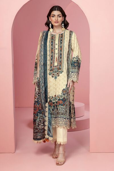 Pima Lawn | Embroidered | Tailored 3 Piece | USD 60.00