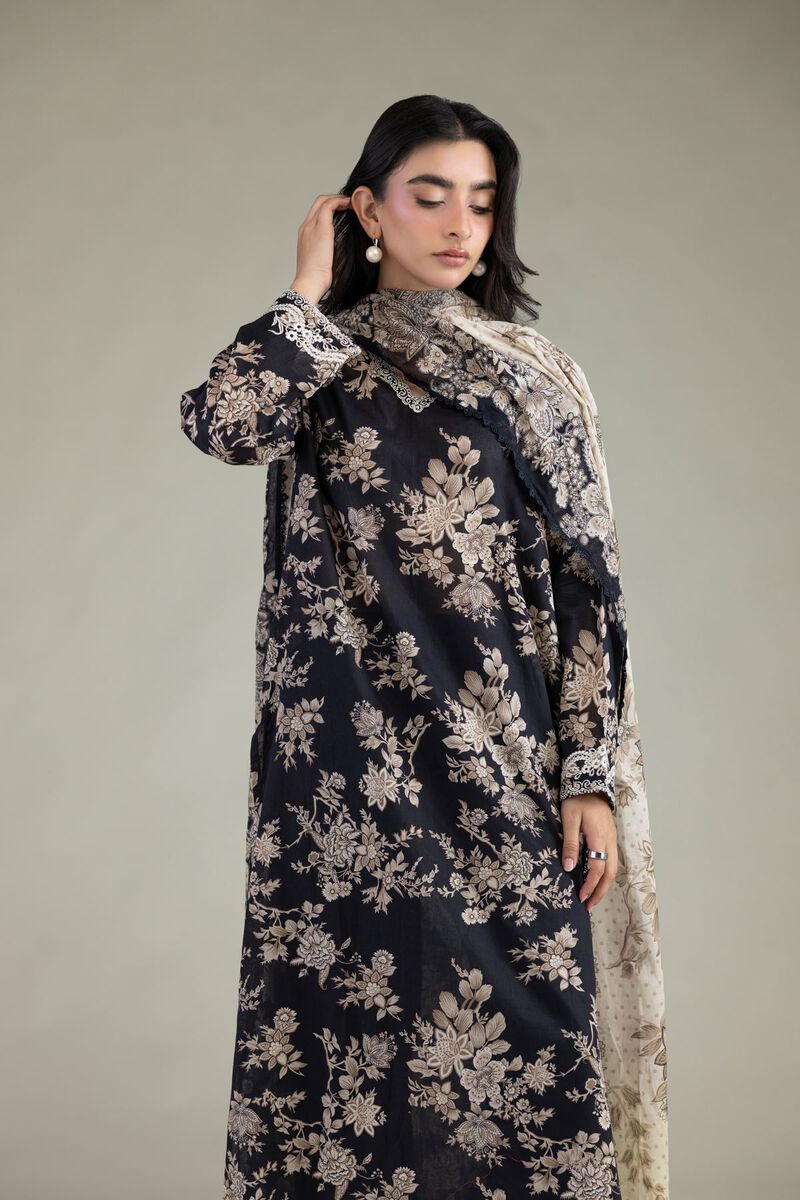 Embroidered | Cambric | 3-Piece Tailored Set | USD 70.00