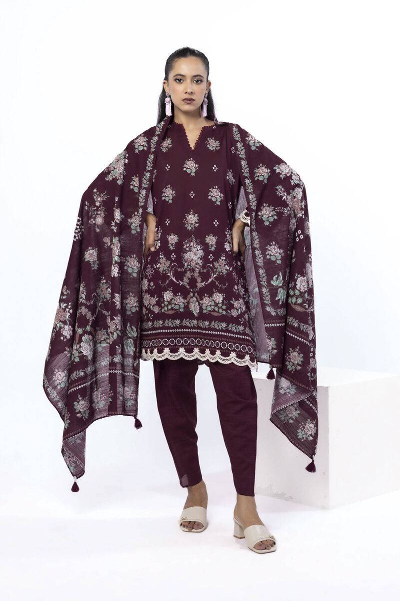 Embroidered | Light Khaddar | Tailored 3 Piece | USD 50.00