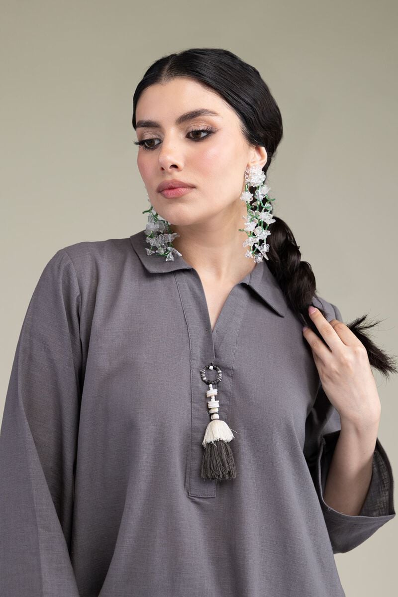 Dyed | Blended Linen | Solid Linen Kurta | USD 35.00