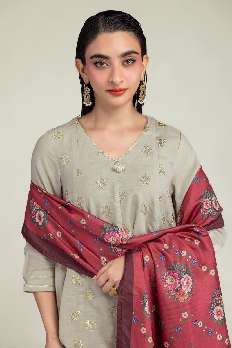 Embroidered | Mesuri | Floral Mesuri Dupatta | USD 15.00