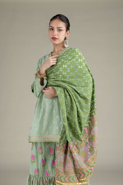 Printed | Chiffon | Dupatta | USD 28.00