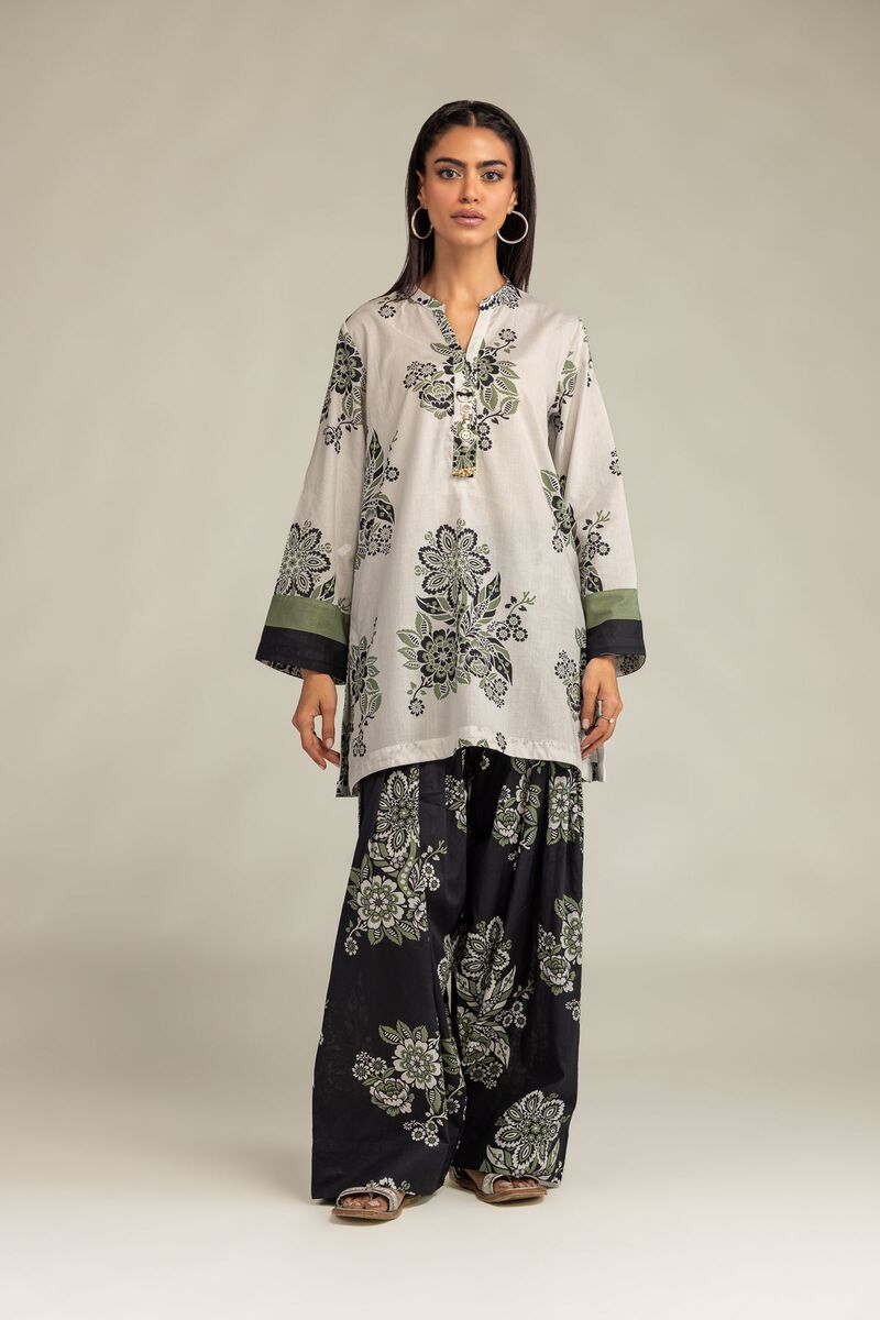 Printed | Cambric | Floral Black Shalwar | USD 30.00