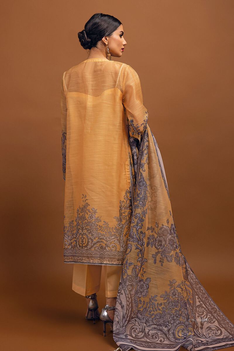 Embroidered | Polyester Organza | Fabrics 3 Piece | null