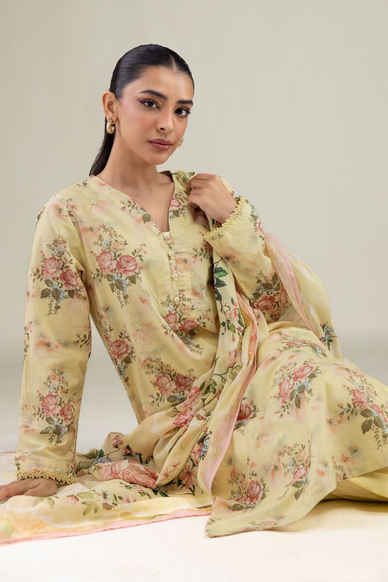 Printed | Cotton Dobby | Floral Printed Kurta | USD 35.00