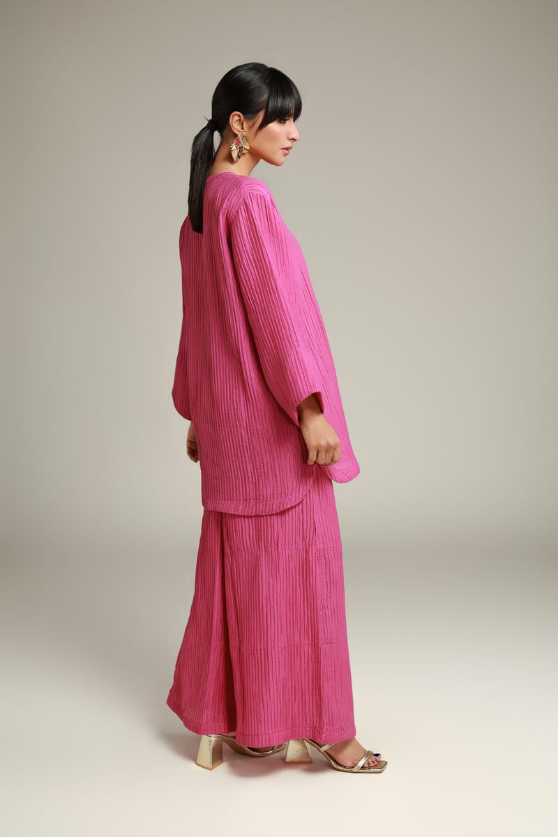 Dyed | Blended Crinkle | Relaxed Crinkle Pants | USD 30.00