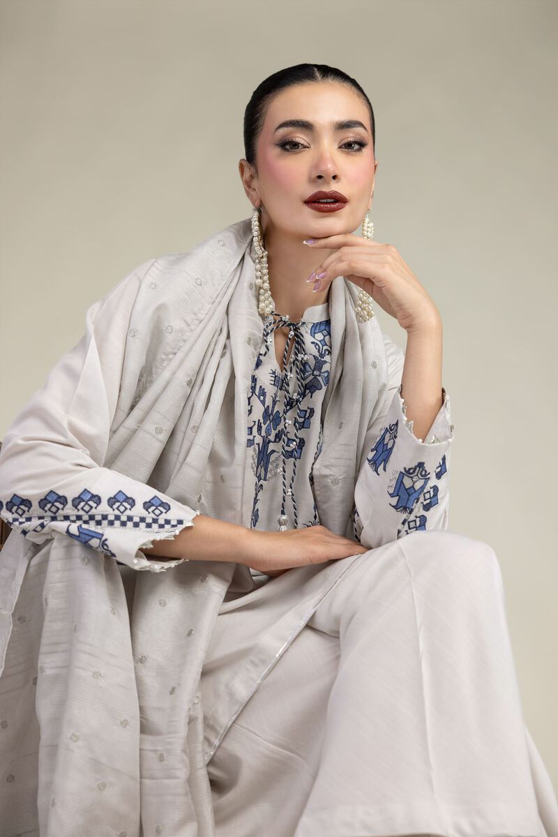 Embroidered | Polyester Silk | Embroidered Silk Dupatta | USD 40.00