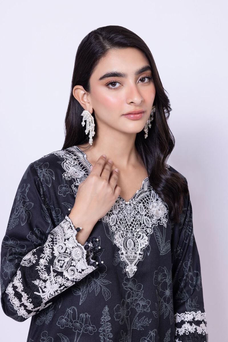 Embroidered | Cotton Satin | Kurta | USD 27.50