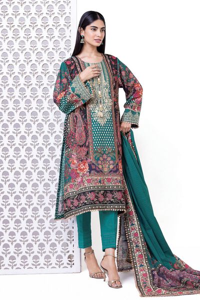 Embroidered | Light khaddar Messuri | Tailored 3 Piece | USD 37.50