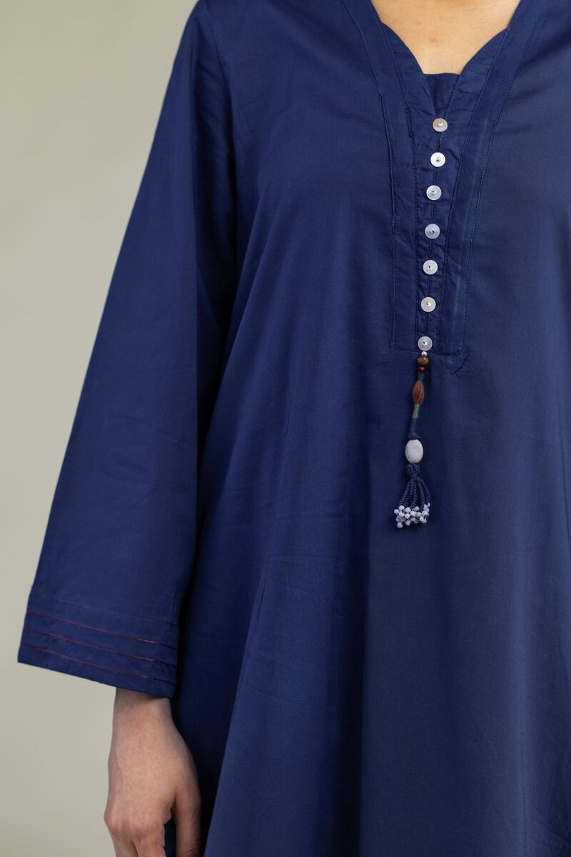 Printed | Cambric | Longline Solid Kurta | USD 35.00