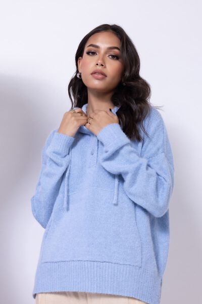 Dyed | Acrylic Feather | Sweater | USD 7.50