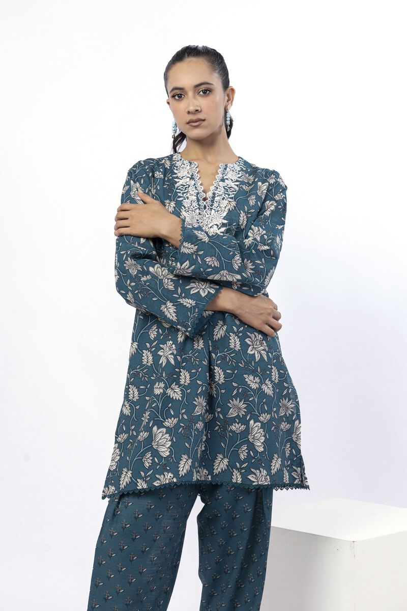 Embroidered | Light Khaddar | Tailored 2 Piece | Top and Bottom | USD 35.00