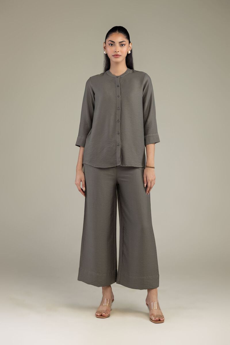 Dyed | Crepe | Solid Crepe Trousers | USD 35.00