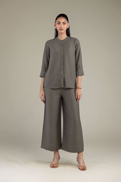 Dyed | Crepe | Solid Crepe Trousers | USD 35.00