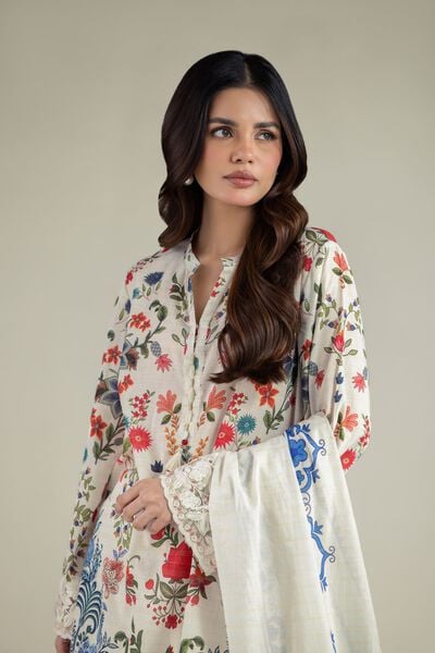 Embroidered | Messuri | Floral Tailored 3-Piece | USD 70.00