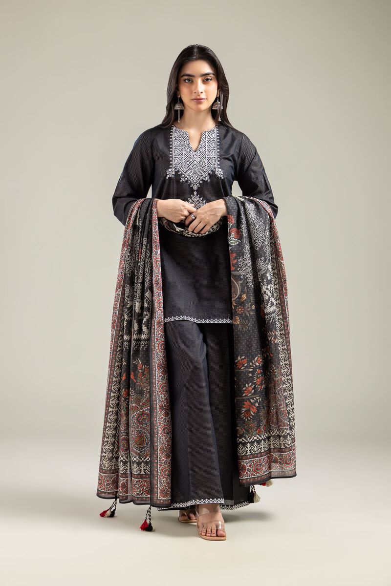 Embroidered | Mesuri | Black Mesuri Dupatta | USD 25.00