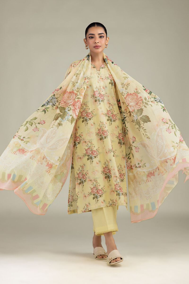 Printed | Lawn | Floral Lawn Dupatta | USD 30.00