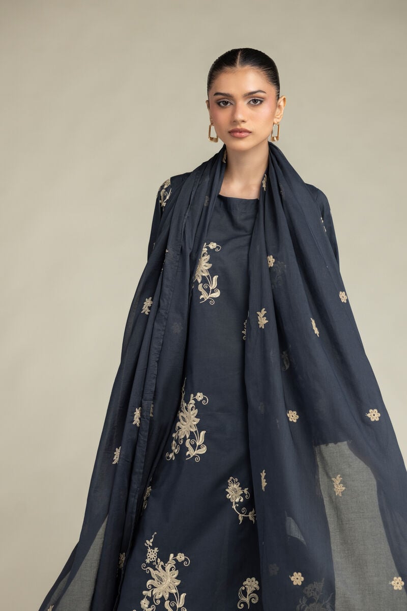 Embroidered | Lawn | Floral Lawn Dupatta | USD 35.00