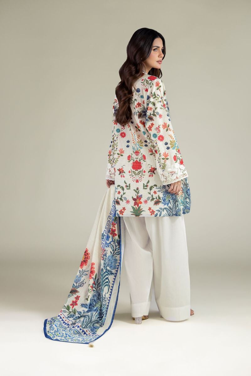 Embroidered | Messuri | Floral Tailored 3-Piece | USD 70.00