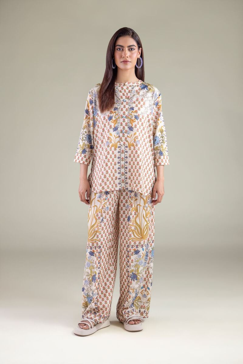 Embroidered | Textured Weave | Shirt | USD 35.00