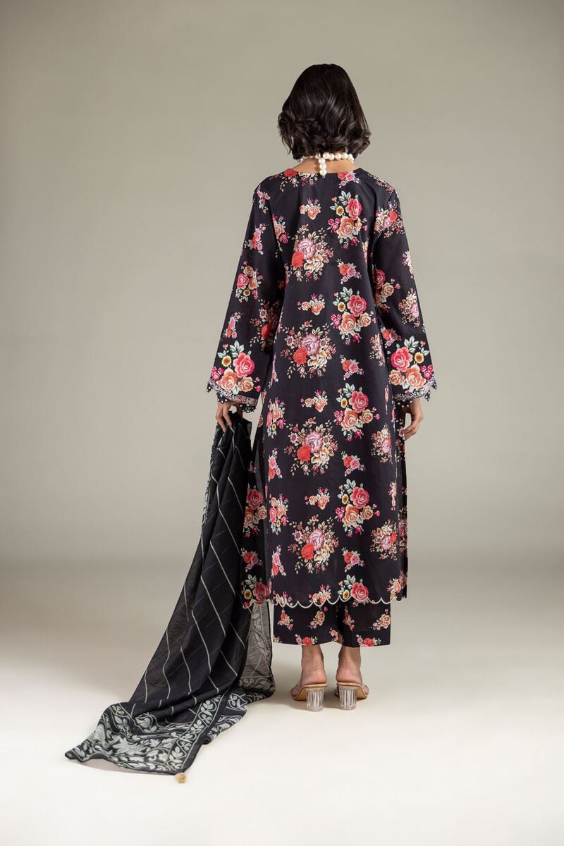 Embroidered | Cambric | Tailored Floral 3-Piece | USD 80.00
