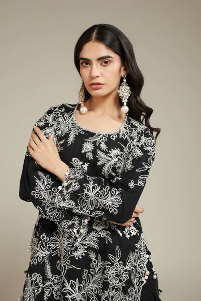 Embroidered | Raw Silk | Kurta | USD 65.00