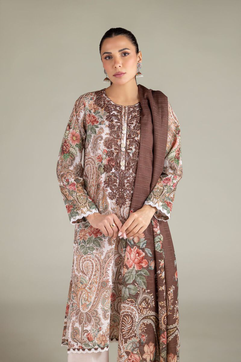 Embroidered | Mesuri | Paisley Tailored 3-Piece | USD 70.00