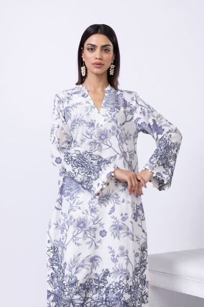 Embroidered | Crosshatch Poplin | Kurta | USD 17.50