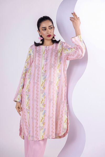 Embroidered | Russian Raw Silk | Kurta | USD 60.00