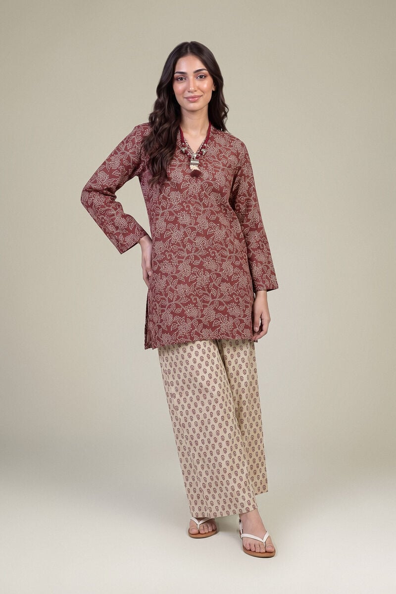 Printed | Light Khaddar | Short Khaddar Kurta | USD 35.00