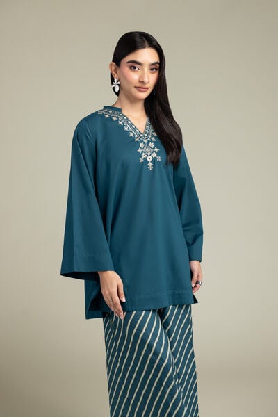 Embroidered | Cambric | Short Cambric Kurta | USD 35.00