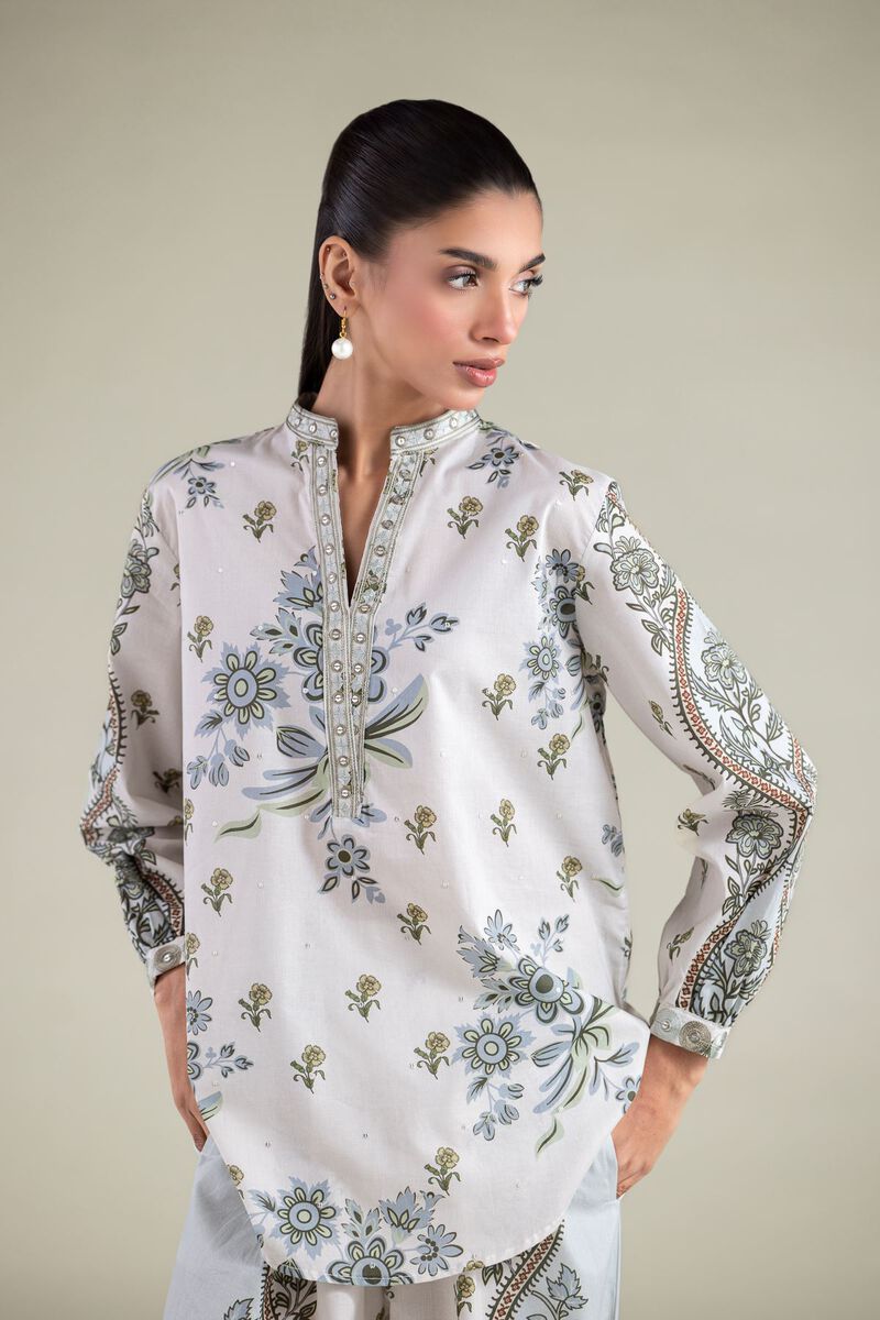 Embroidered | Cambric | Tunic | USD 35.00