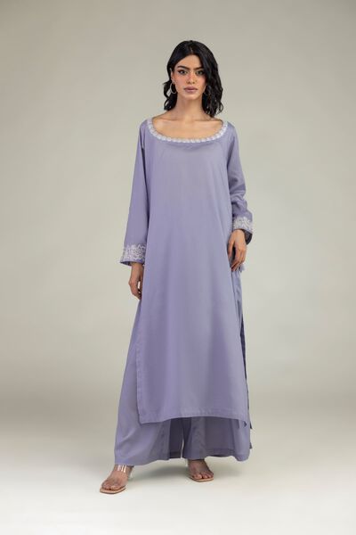 Embroidered | Lyocell | Lavendar Shalwar | USD 30.00