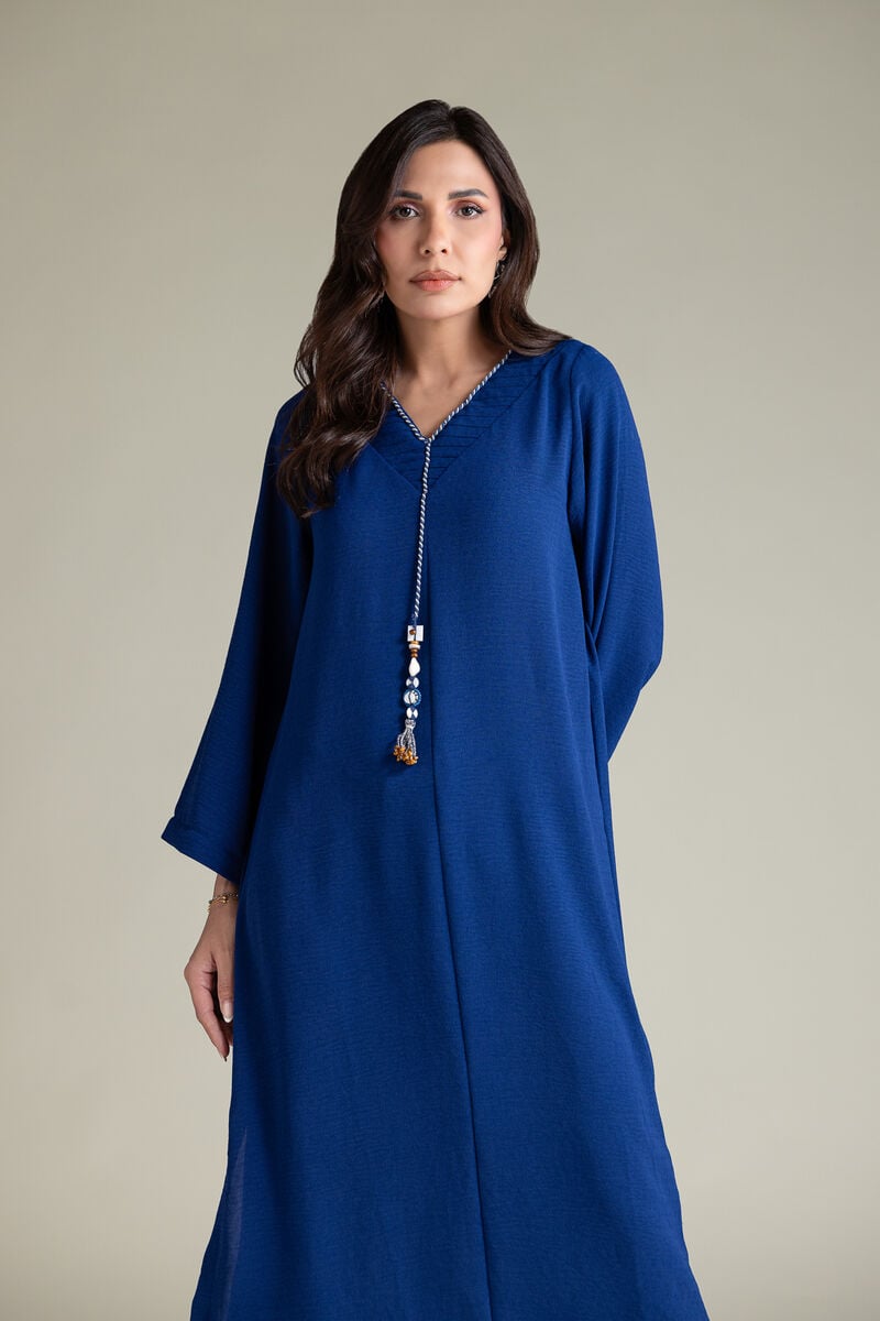 Dyed | Textured Georgette | Blue Georgette Kurta | USD 40.00