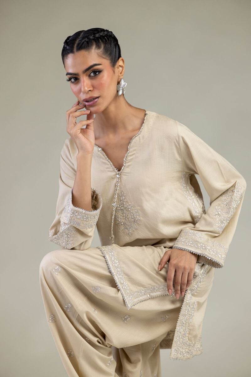 Embroidered | Raw Silk | Raw Silk Kurta | USD 60.00