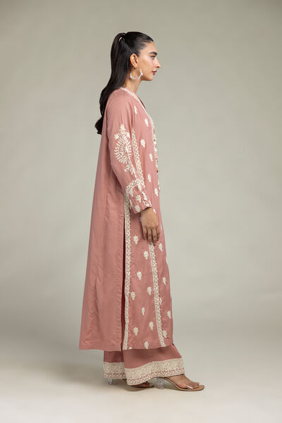 Embroidered | Raw Silk | Raw Silk Pants | USD 35.00