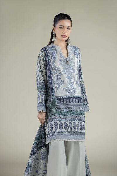 Printed | Jacquard | Floral Tailored Set | USD 65.00