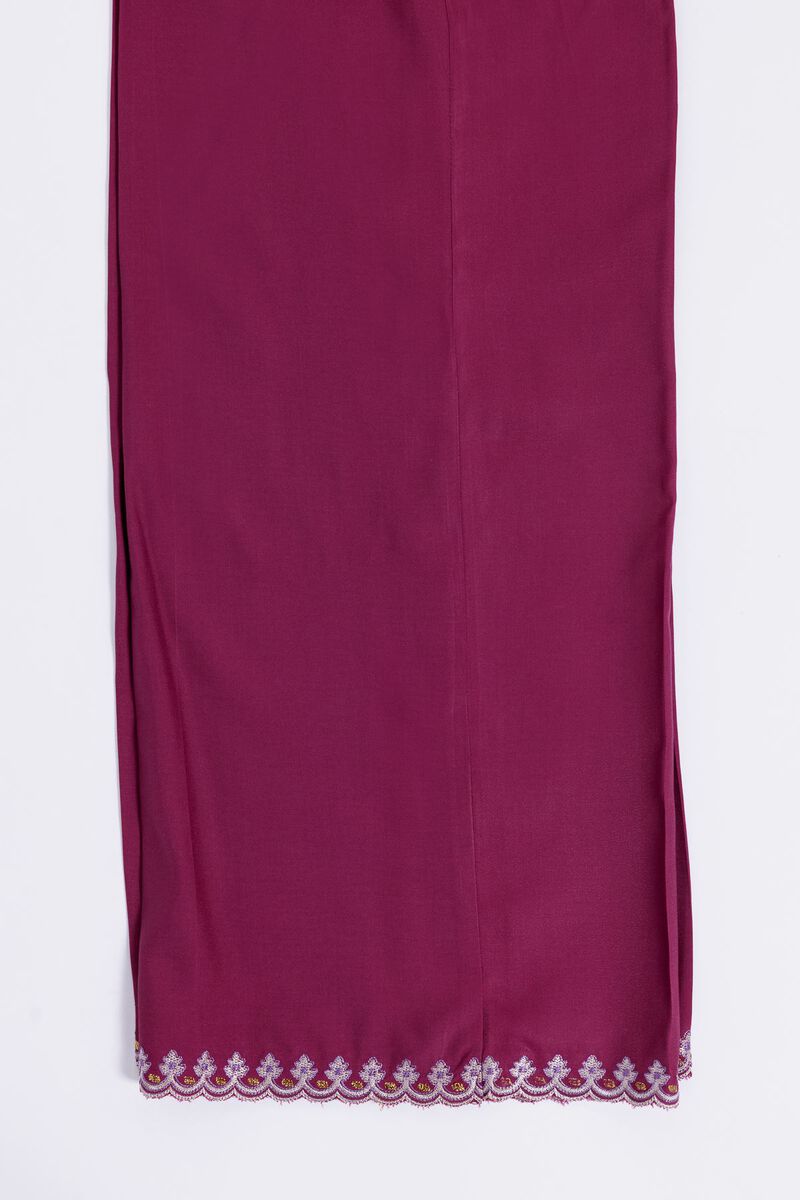 Embroidered | Viscose Oak Silk | Pants | USD 12.50