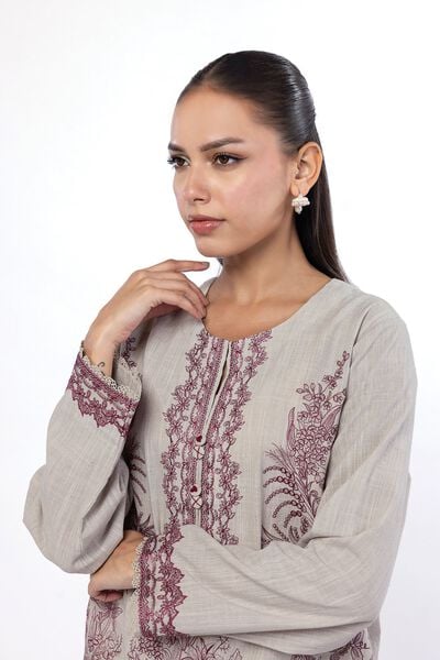 Embroidered | Crosshatch | Tailored 2 Piece | Top and Bottom | USD 45.00